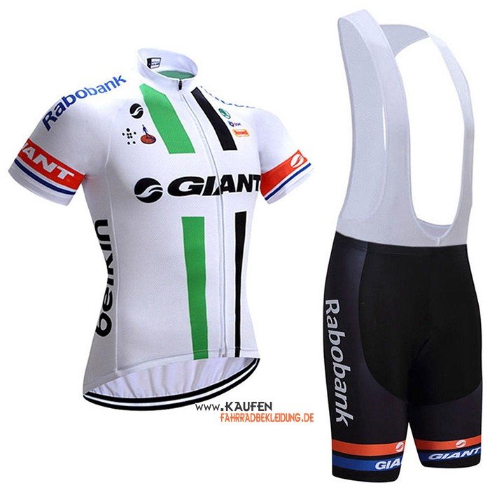 Giant Alpecin Kurzarmtrikot 2021 und Kurze Tragerhose Wei